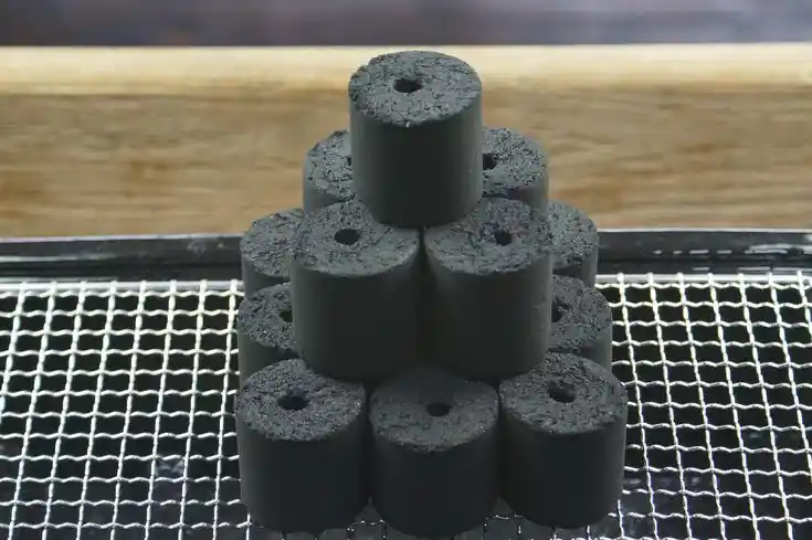 eco friendly coconut charcoal briquettes for BBQ grilling