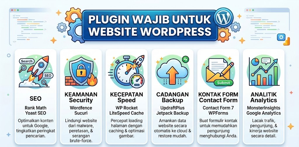 plugin wajib untuk website wordpress