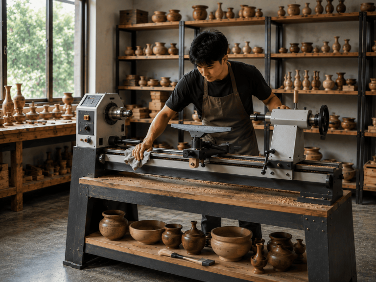 tips merawat mesin bubut kayu