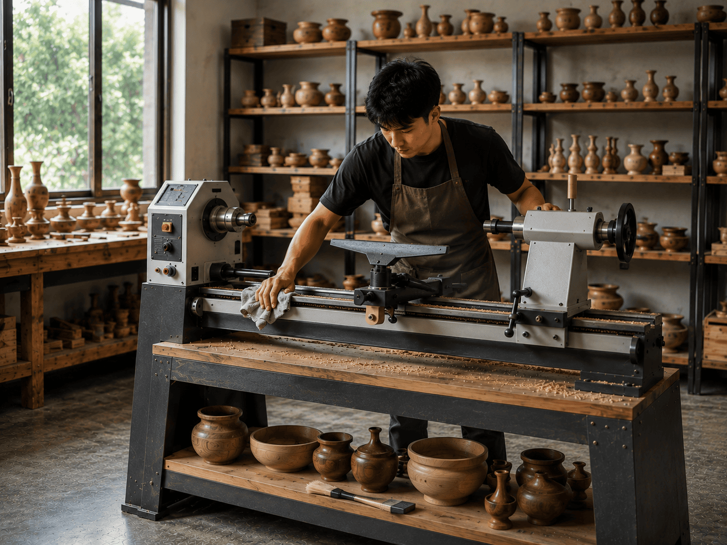 tips merawat mesin bubut kayu