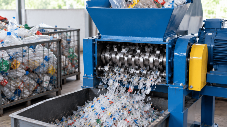 cara mencacah sampah plastik