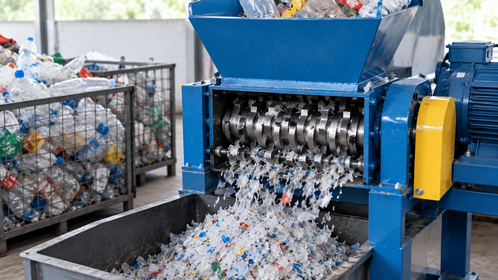 cara mencacah sampah plastik