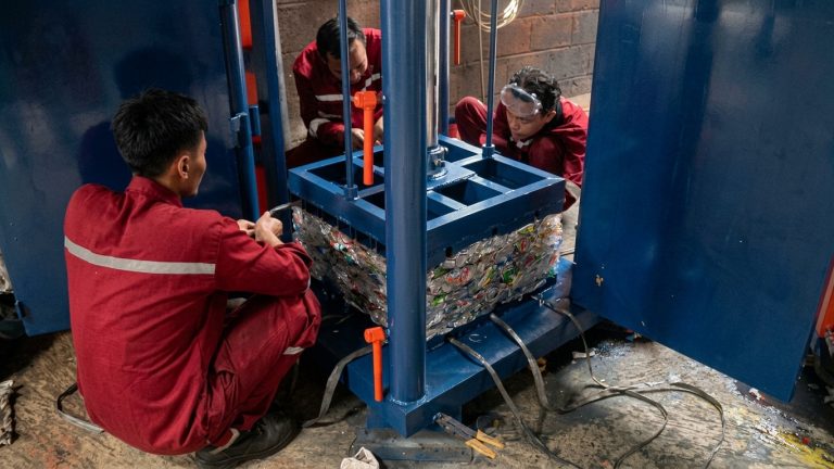 jenis mesin press sampah
